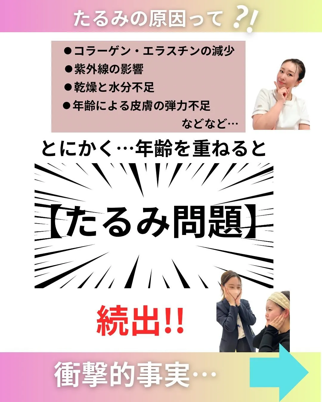 たるみケア諦めないで！